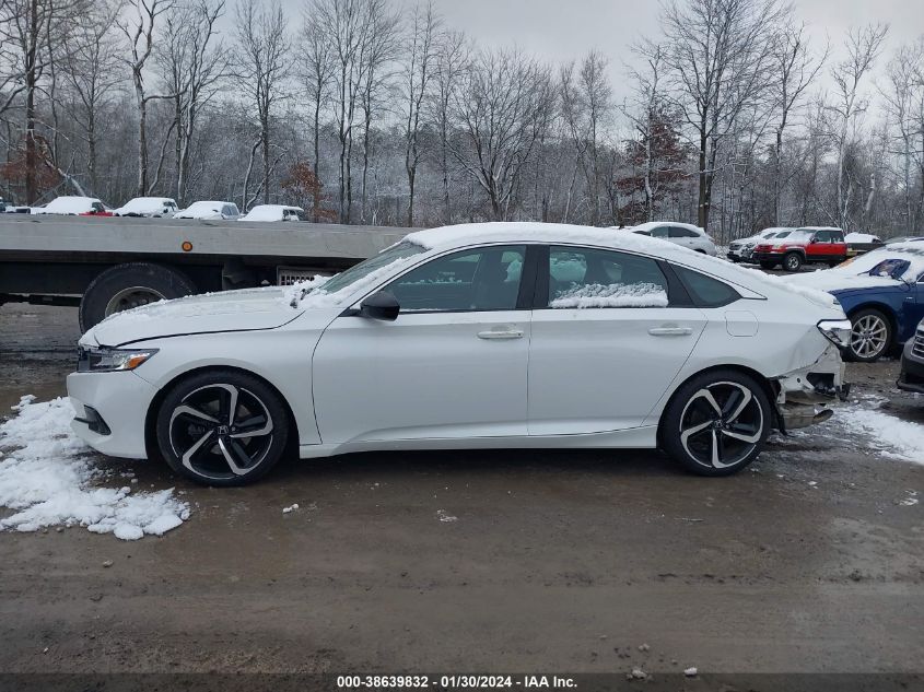 2021 HONDA ACCORD SPORT - 1HGCV1F33MA019973