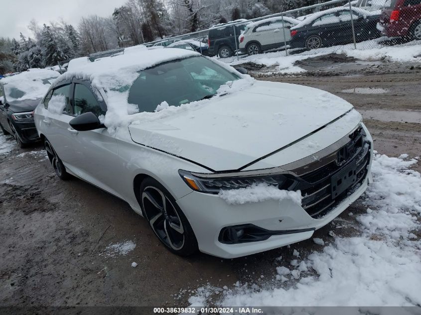 2021 HONDA ACCORD SPORT - 1HGCV1F33MA019973