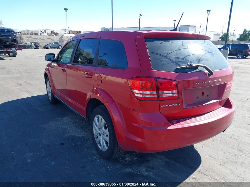 2015 DODGE JOURNEY SE - 3C4PDCAB7FT745182