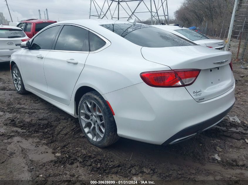 2015 CHRYSLER 200 C - 1C3CCCEG5FN551102