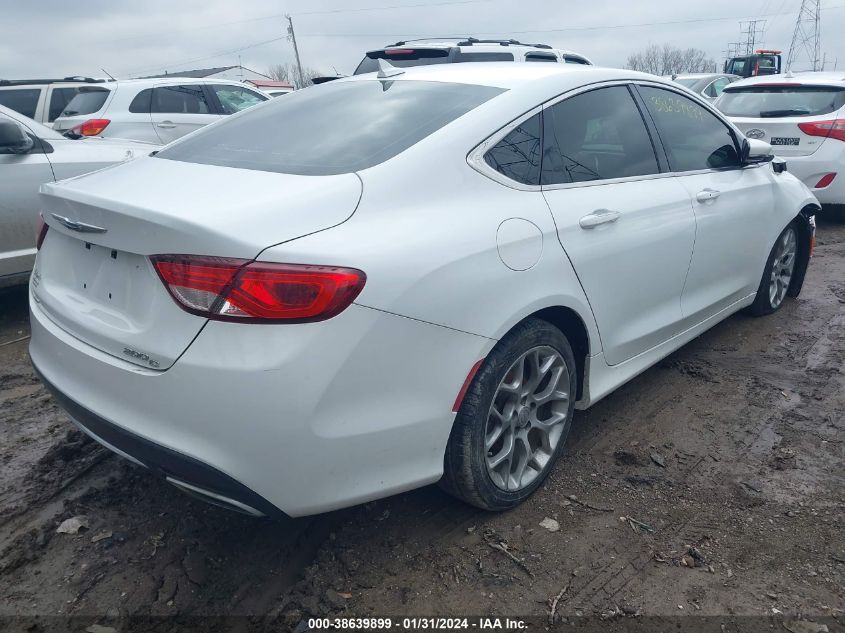 2015 CHRYSLER 200 C - 1C3CCCEG5FN551102