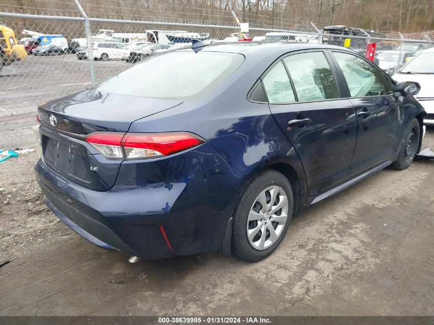 2022 TOYOTA COROLLA LE - JTDEPMAE6NJ205441