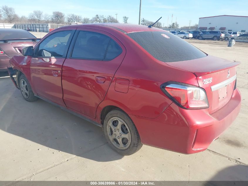 2021 MITSUBISHI MIRAGE G4 CARBONITE EDITION/ES/LE - ML32FUFJ5MHF01221