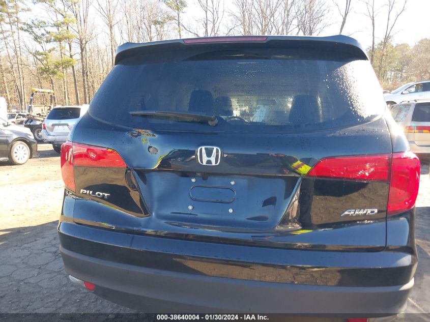 2018 HONDA PILOT EXL - 5FNYF6H54JB055929