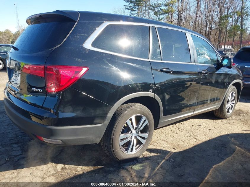 2018 HONDA PILOT EXL - 5FNYF6H54JB055929