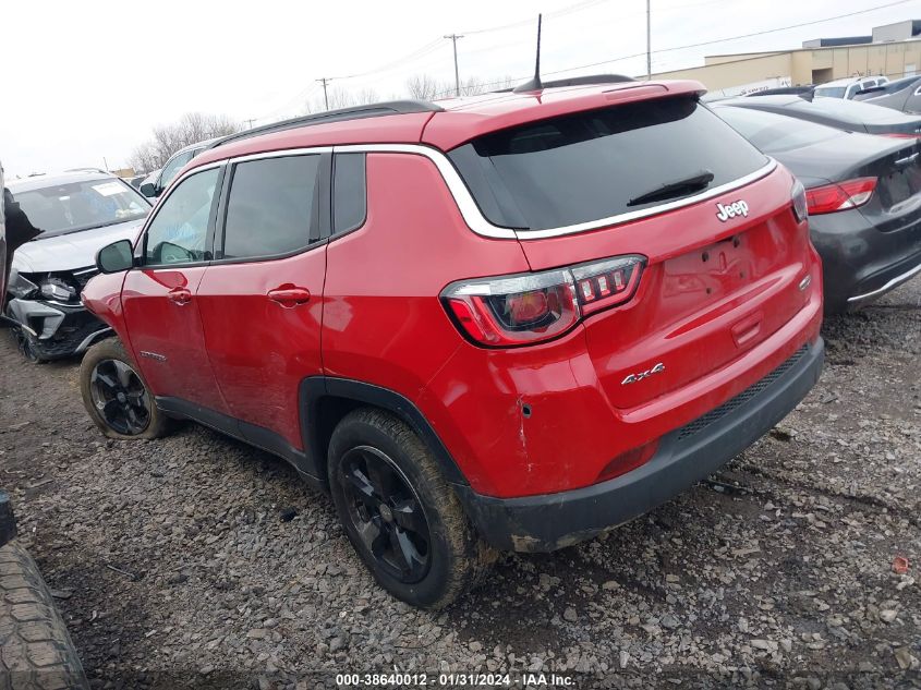 2018 JEEP COMPASS LATITUDE 4X4 - 3C4NJDBB7JT256956