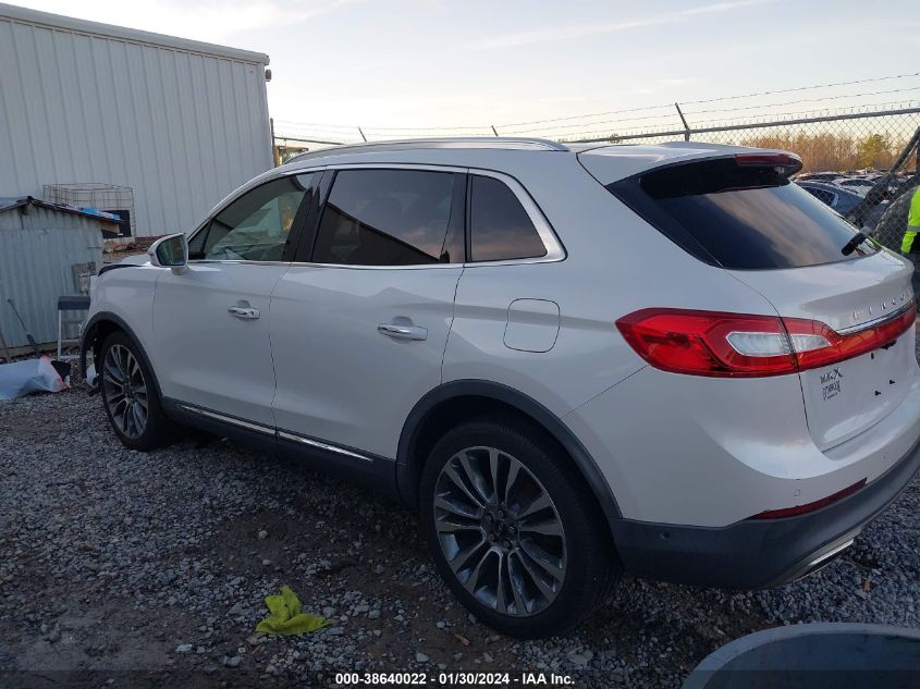 2016 LINCOLN MKX RESERVE - 2LMPJ6LR5GBL22005