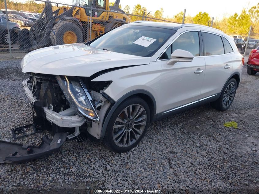 2016 LINCOLN MKX RESERVE - 2LMPJ6LR5GBL22005