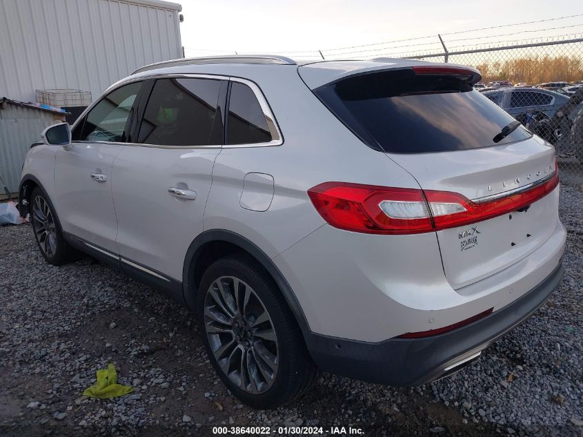2016 LINCOLN MKX RESERVE - 2LMPJ6LR5GBL22005