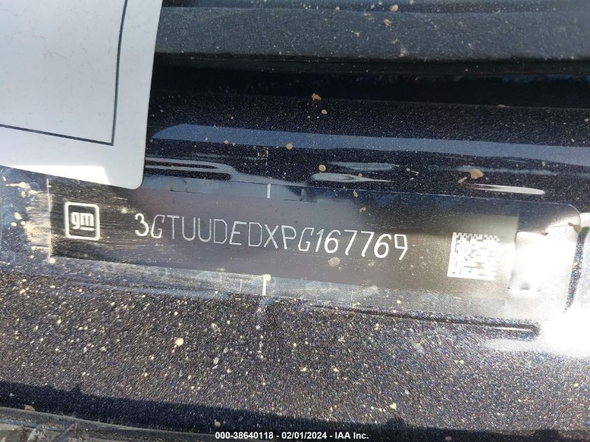 2023 GMC SIERRA 1500 4WD  SHORT BOX SLT - 3GTUUDEDXPG167769