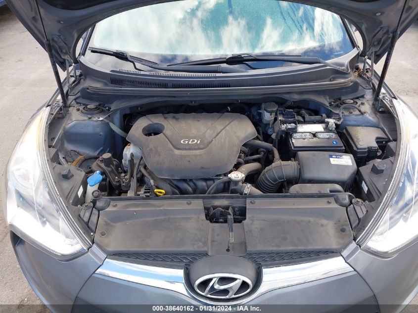 2017 HYUNDAI VELOSTER - KMHTC6AD8HU306453