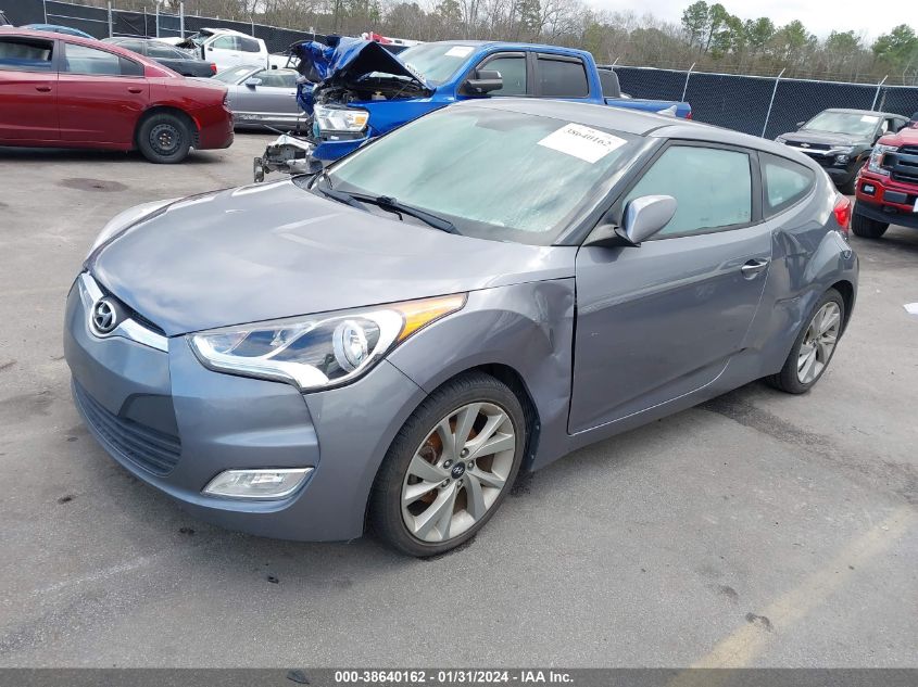 2017 HYUNDAI VELOSTER - KMHTC6AD8HU306453