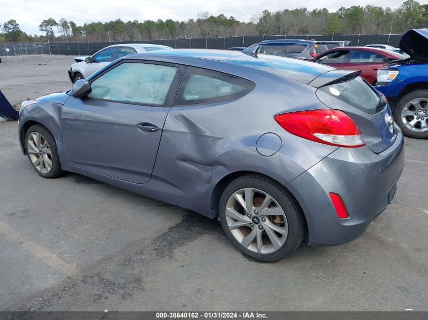 2017 HYUNDAI VELOSTER - KMHTC6AD8HU306453