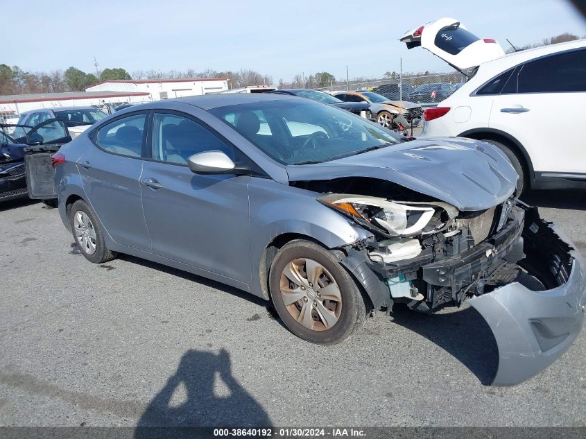 2016 HYUNDAI ELANTRA SE/SPORT/LIMITED - 5NPDH4AE3GH693817