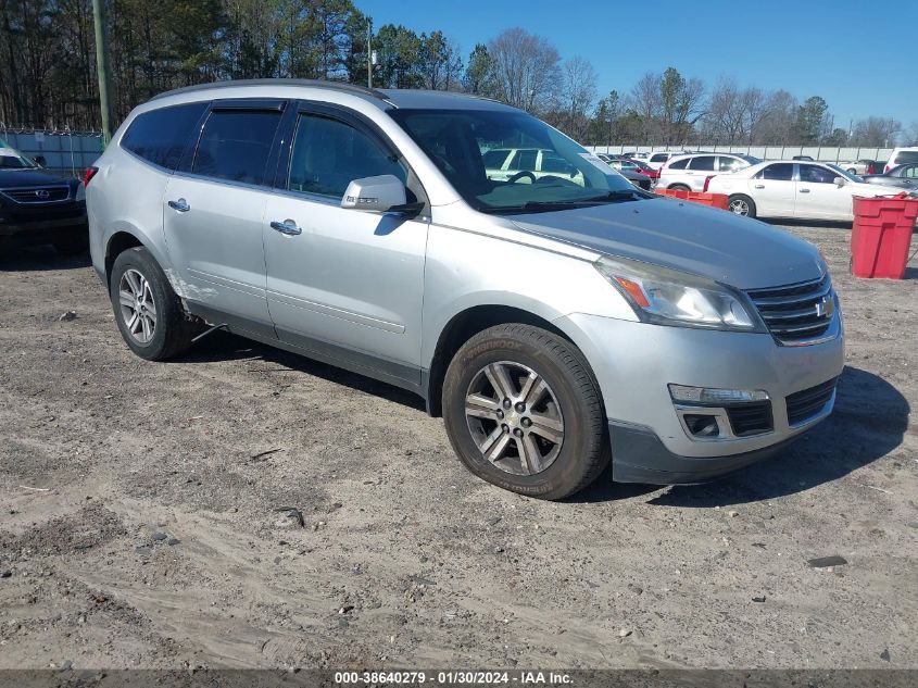 2015 CHEVROLET TRAVERSE LT - 1GNKRHKD0FJ314318