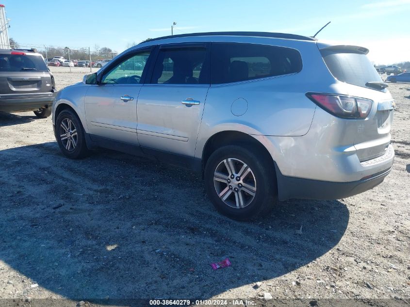 2015 CHEVROLET TRAVERSE LT - 1GNKRHKD0FJ314318