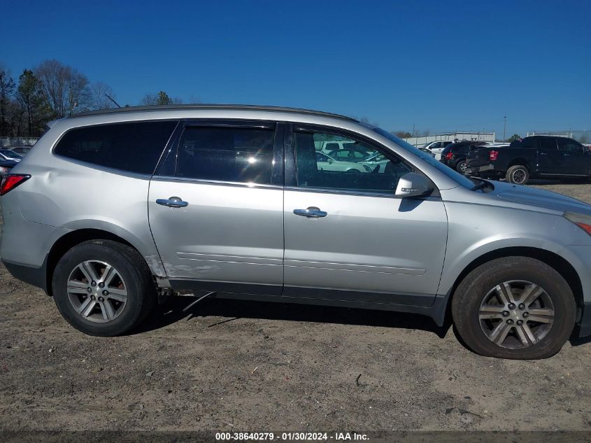 2015 CHEVROLET TRAVERSE LT - 1GNKRHKD0FJ314318