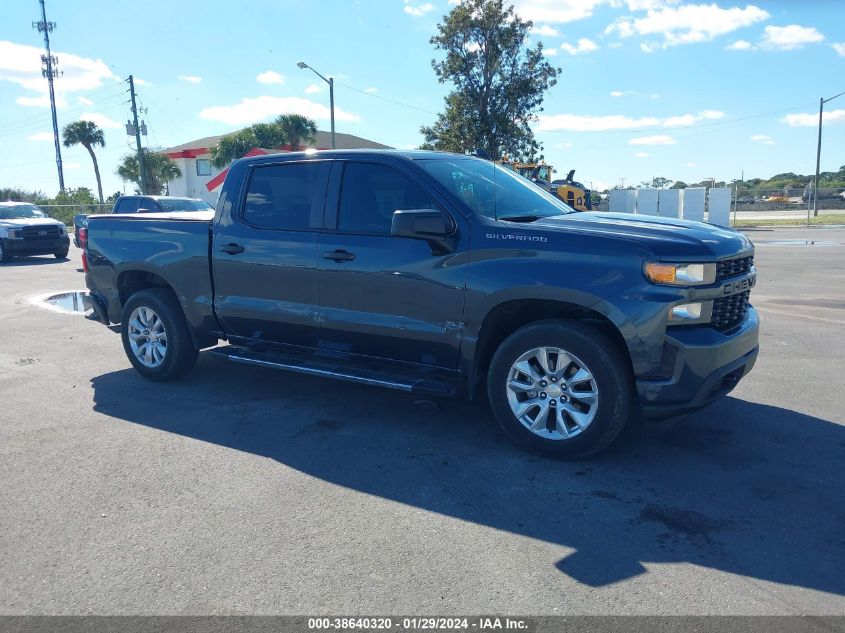 2021 CHEVROLET SILVERADO 1500 2WD  SHORT BED CUSTOM - 1GCPWBEK9MZ295202