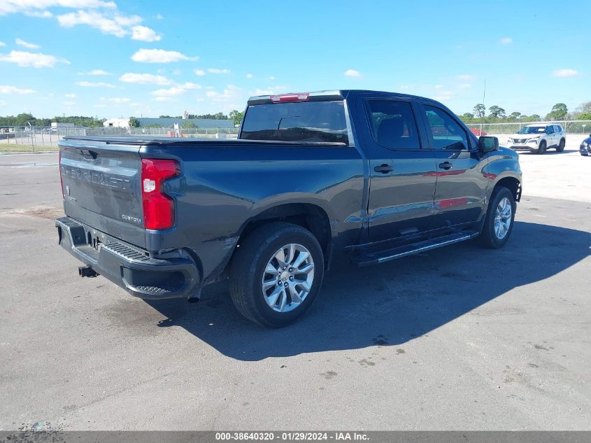 2021 CHEVROLET SILVERADO 1500 2WD  SHORT BED CUSTOM - 1GCPWBEK9MZ295202