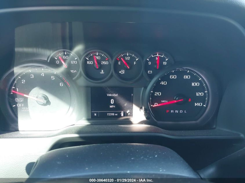 2021 CHEVROLET SILVERADO 1500 2WD  SHORT BED CUSTOM - 1GCPWBEK9MZ295202