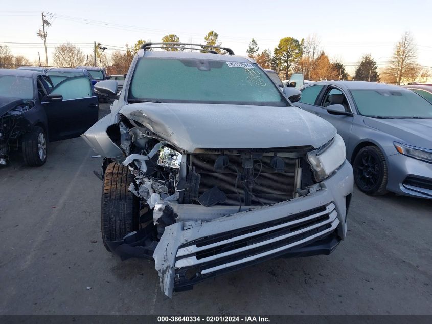 2019 TOYOTA HIGHLANDER SE/XLE - 5TDKZRFH0KS322881