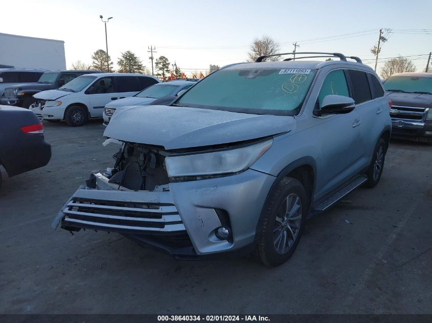 2019 TOYOTA HIGHLANDER SE/XLE - 5TDKZRFH0KS322881