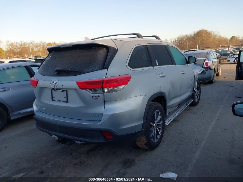 2019 TOYOTA HIGHLANDER SE/XLE - 5TDKZRFH0KS322881