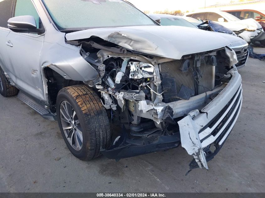 2019 TOYOTA HIGHLANDER SE/XLE - 5TDKZRFH0KS322881