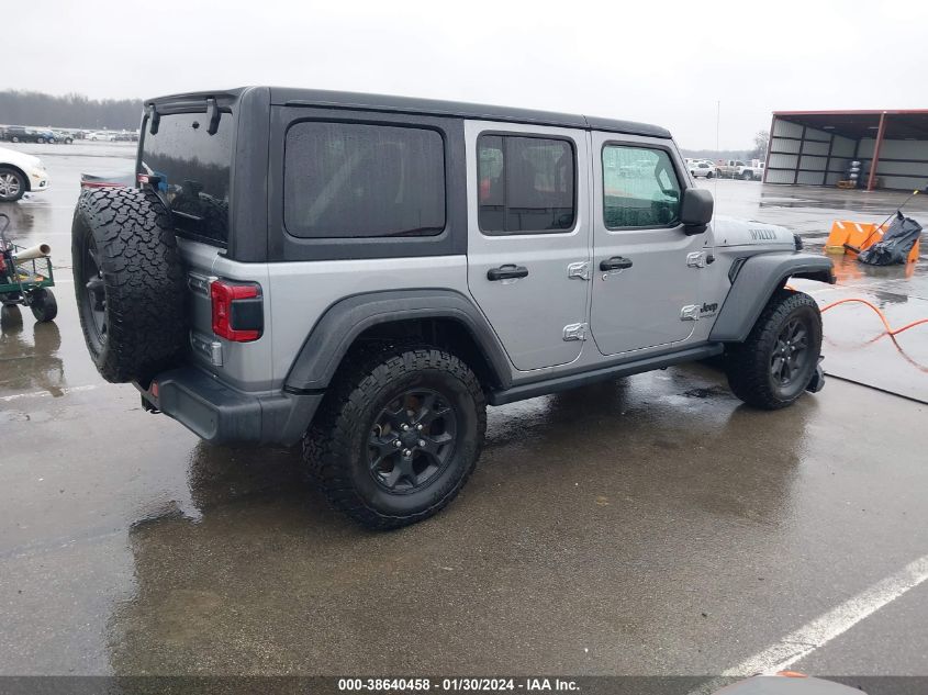 2020 JEEP WRANGLER UNLIMITED WILLYS 4X4 - 1C4HJXDGXLW173784