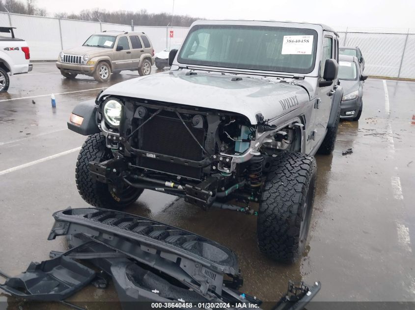 2020 JEEP WRANGLER UNLIMITED WILLYS 4X4 - 1C4HJXDGXLW173784
