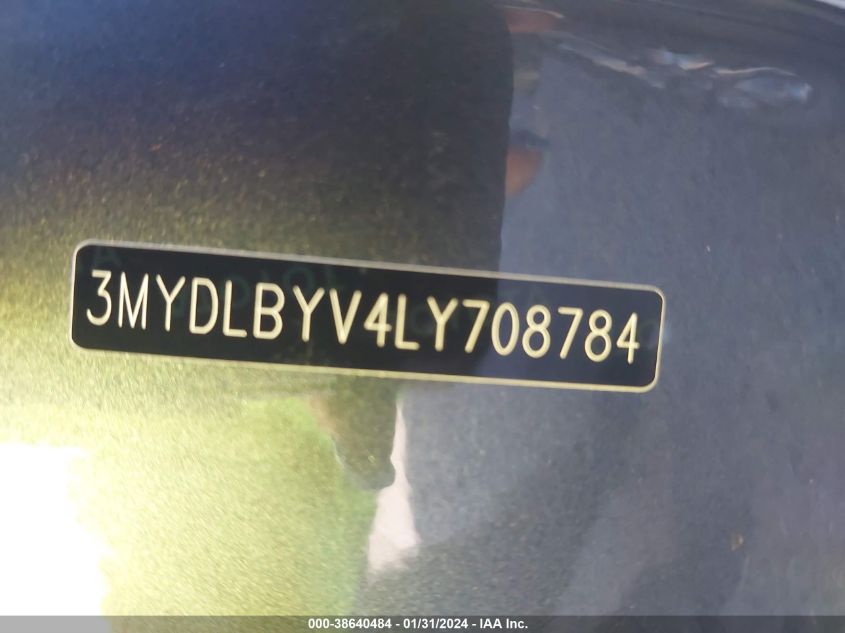 2020 TOYOTA YARIS L/LE/XLE - 3MYDLBYV4LY708784