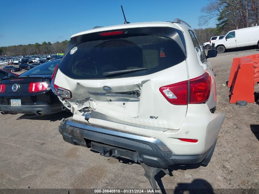 2017 NISSAN PATHFINDER SV - 5N1DR2MN9HC625947