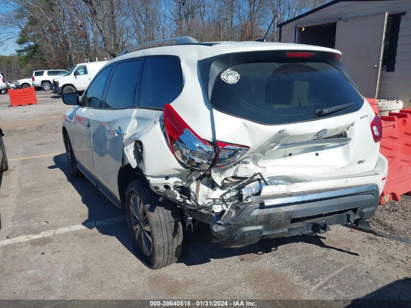 2017 NISSAN PATHFINDER SV - 5N1DR2MN9HC625947