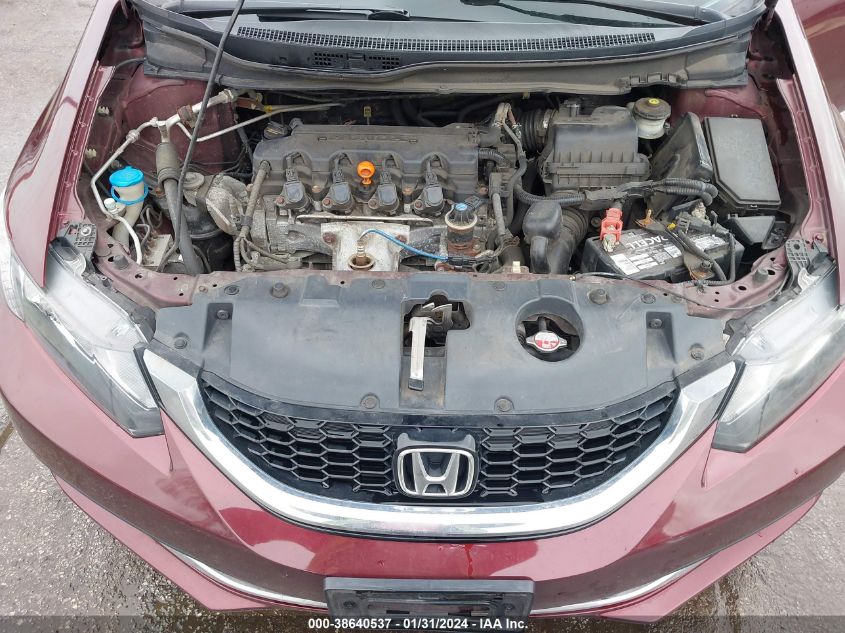 2015 HONDA CIVIC EX - 19XFB2F80FE295436