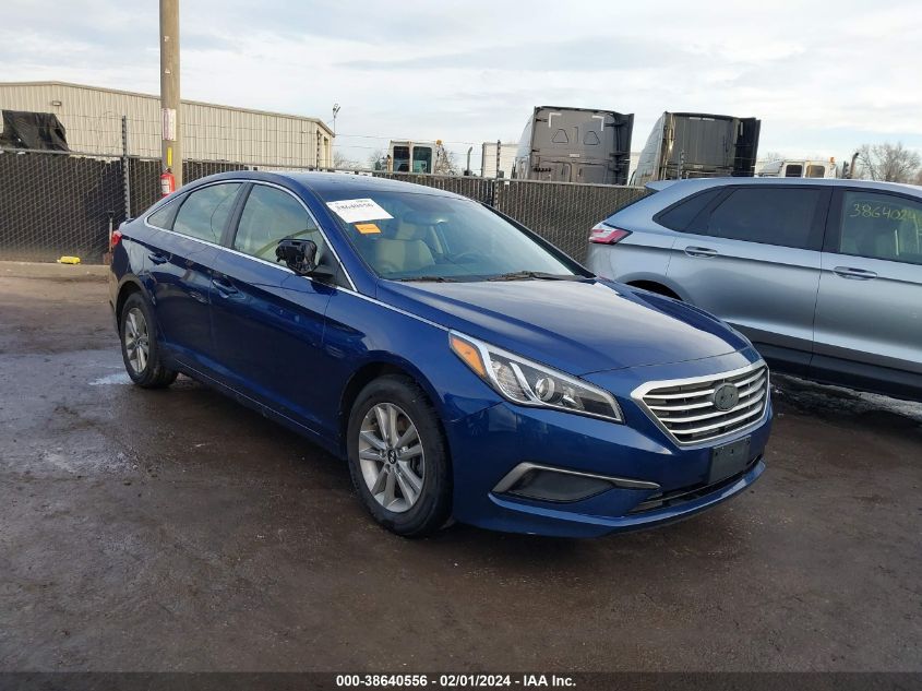 2016 HYUNDAI SONATA SE - 5NPE24AF9GH296191