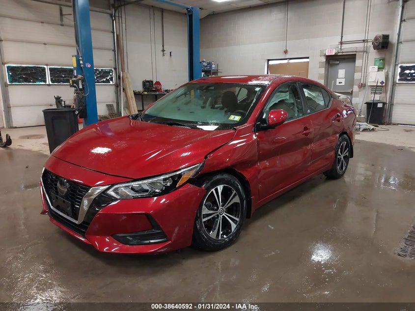 VIN 3N1AB8CV2MY207279 2021 NISSAN SENTRA SV XTRONIC CVT