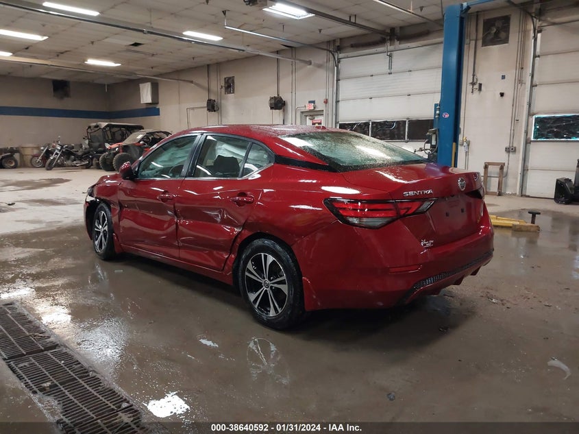 VIN 3N1AB8CV2MY207279 2021 NISSAN SENTRA SV XTRONIC CVT