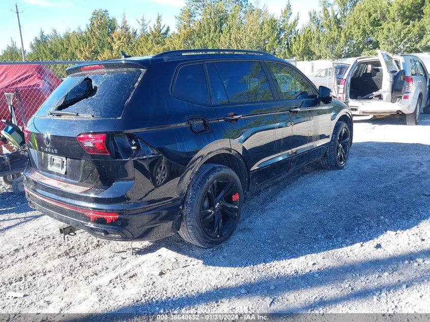 VIN 3VVCB7AX1PM015028 2023 VOLKSWAGEN TIGUAN SE R-LINE BLACK