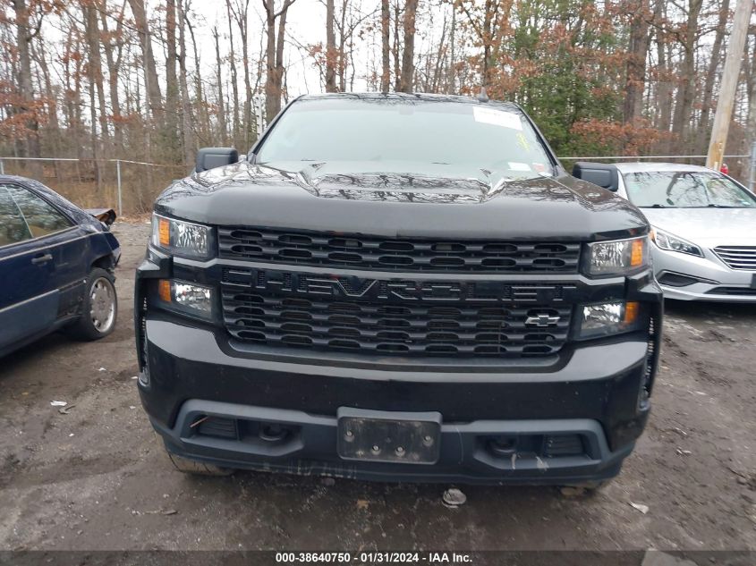 2020 CHEVROLET SILVERADO 1500 4WD DOUBLE CAB STANDARD BED CUSTOM - 1GCRYBEH4LZ229887