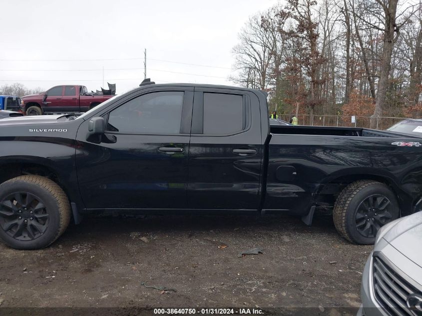2020 CHEVROLET SILVERADO 1500 4WD DOUBLE CAB STANDARD BED CUSTOM - 1GCRYBEH4LZ229887