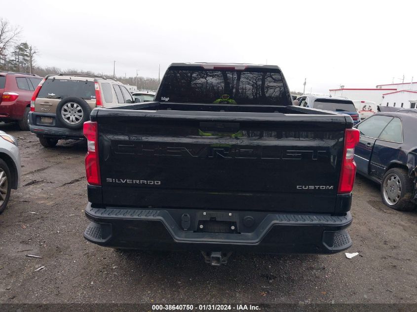 2020 CHEVROLET SILVERADO 1500 4WD DOUBLE CAB STANDARD BED CUSTOM - 1GCRYBEH4LZ229887