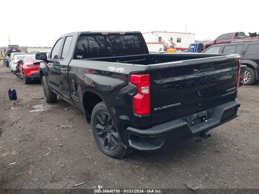 2020 CHEVROLET SILVERADO 1500 4WD DOUBLE CAB STANDARD BED CUSTOM - 1GCRYBEH4LZ229887