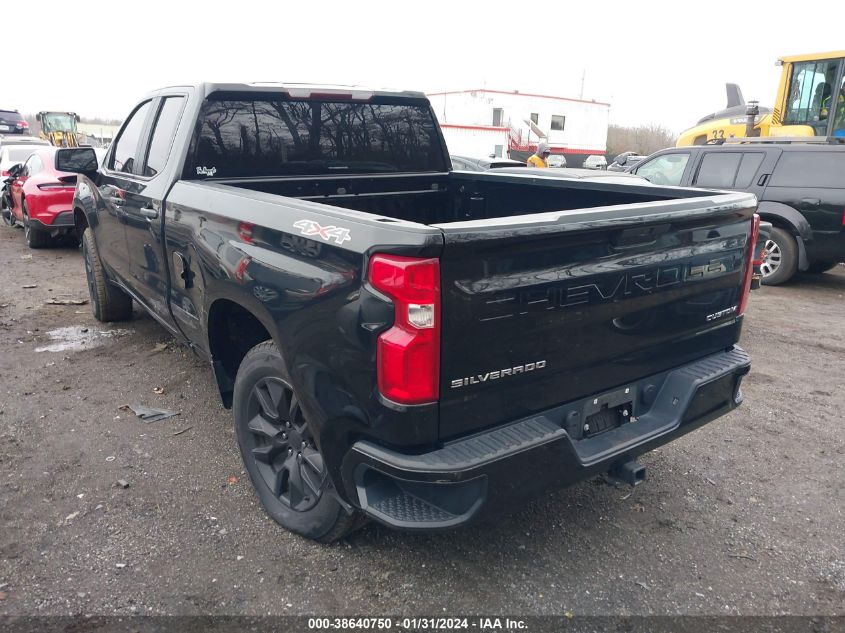 2020 CHEVROLET SILVERADO 1500 4WD DOUBLE CAB STANDARD BED CUSTOM - 1GCRYBEH4LZ229887