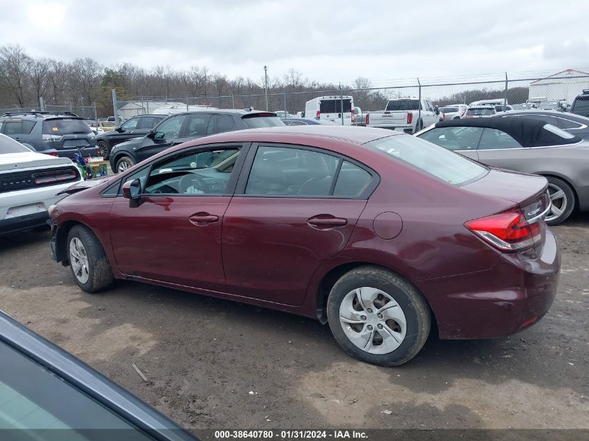 2014 HONDA CIVIC LX - 2HGFB2F56EH522378