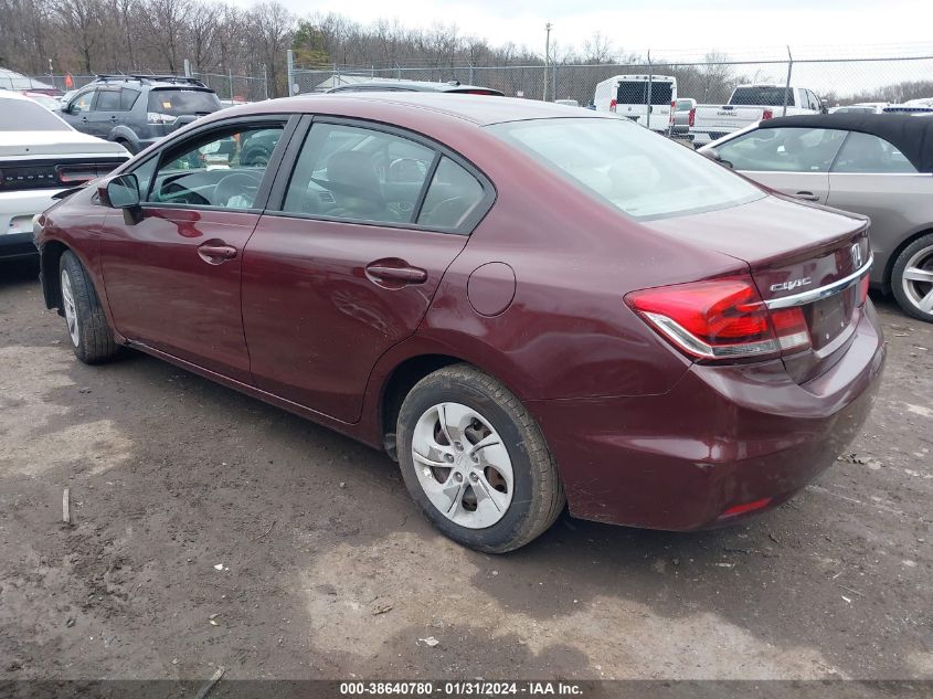 2014 HONDA CIVIC LX - 2HGFB2F56EH522378