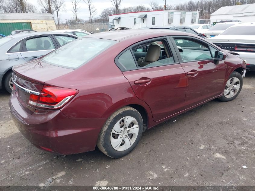 2014 HONDA CIVIC LX - 2HGFB2F56EH522378