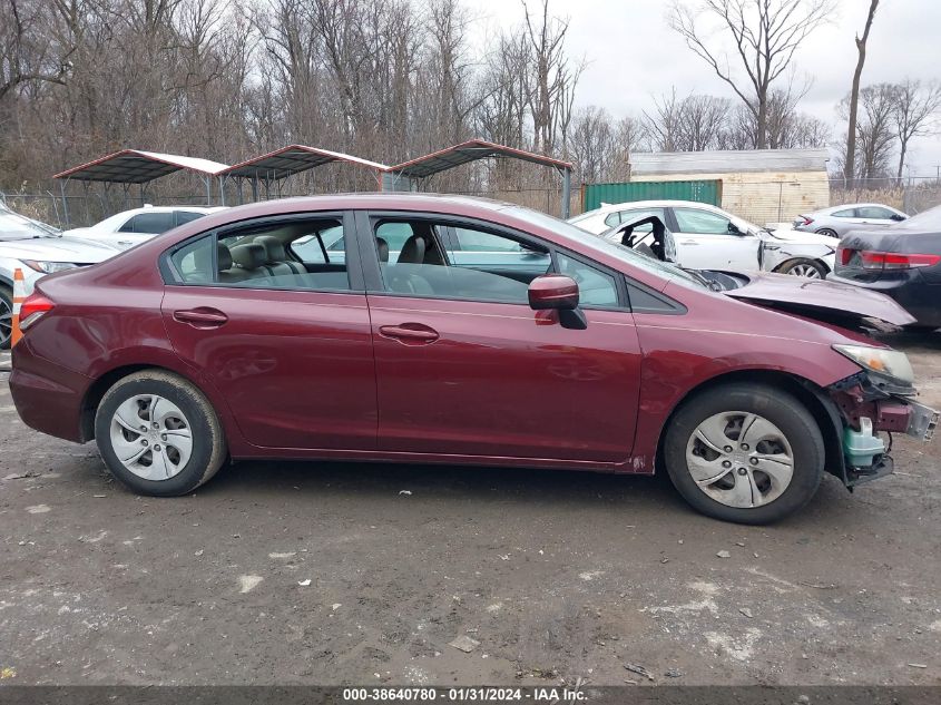 2014 HONDA CIVIC LX - 2HGFB2F56EH522378