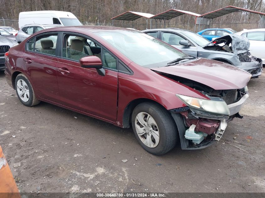 2014 HONDA CIVIC LX - 2HGFB2F56EH522378