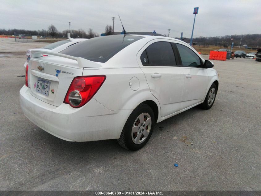 2013 CHEVROLET SONIC LS AUTO - 1G1JA5SH8D4119245