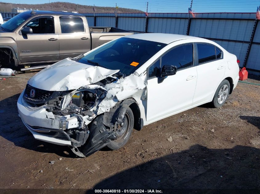 2015 HONDA CIVIC LX - 19XFB2F54FE218719